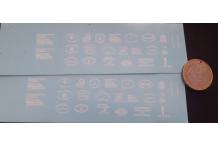 décalcomanie decals pompiers divers logo blason de ville1/43