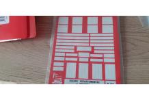 decalcomanie decals  pompiers divers departemental et secours 1/43