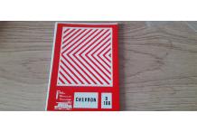 decalcomanie decals petit chevron rouge blanc pompier 1/43