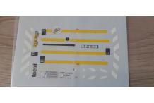 decalcomanie decals pompiers bas rhin 1/43