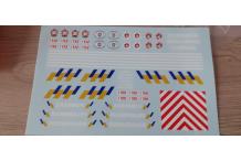 decalcomanie decals pompiers 112 belge fueerwehr brandweer 1/43