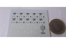 decals décalcomanie tenues equipe bentley 2002 1/43 cahier A