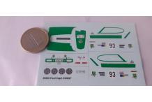 decals décalcomanie ford capri tour de france 1969 1/43