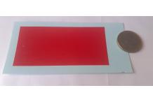 decals decalcomanie applat couleur rouge  4 cm x 8 cm