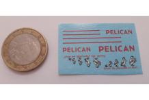 decals décalcomanie 1/87 pelican bière francaise avec oiseaux