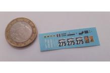 decals décalcomanie 1/87 alpine a 110 a110 tour de france