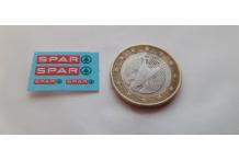 decals decalcomanie pub spar pour citroen hy  1/87