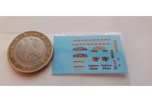 decals décalcomanie 1/87 pinder sur renault clio