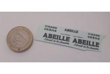 decals decalcomanie cirage crème abeille 1/43 renault 4cv cahier 1E