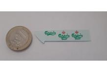 decals decalcomanie bière calsberg 1/43 renault 4cv cahier 1E