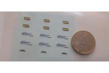 decals décalcomanie divers pubs 1/43 omp migale