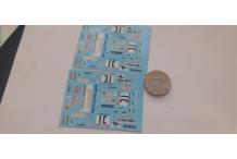 decals décalcomanie à l envers récuperer des pubs 1/43