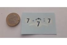 decals décalcomanie jaguar type 1/43