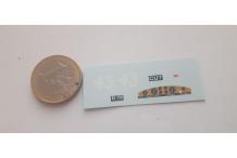 decals décalcomanie compteur bugatti