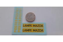 dinky postes et lampe mazda dinky toys cahier 1E