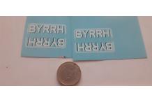 decals decalcomanie 1/43 byrrh cahier 1e