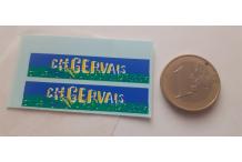 decals decalcomanie 1/43 charles gervais dinky  cahier 1e