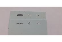 decals decalcomanie déco marquage militaire  cahier 1e