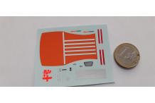 decals decalcomanie déco pour alfa roméo  1/43 cahier 1e