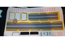 decals decalcomanie déco pour porte avion piste d atterissage cahier a 29 cm