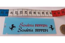 DECALCOMANIE DECALS scuderia ferrari rouge et noir 10 cm