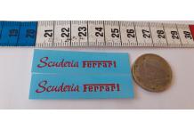 DECALCOMANIE DECALS  scuderia ferrari en rouge