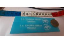 DECALCOMANIE DECALS  scuderia ferrari en blanc avec blason