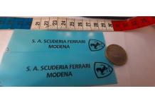DECALCOMANIE DECALS  scuderia ferrari grand en noir et blason