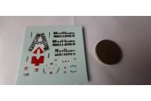 decalcomanie decals 1/43 Réf 2812 : Add Marlboro pour Ferrari F1 2005