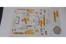 BMW Z3 Trophée Mirabeau competition  www.decals43.com cahier ferrari