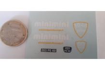 decals peugeot 203 pour club  cahier b 1/43