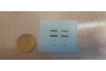 decalcomanie citroen ami super  1/43  cahier B