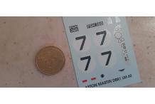 decalcomanie aston martin dbr1 lm le mans 1/32 cahier B