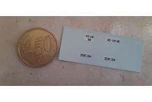 decalcomanie plaque immatriculation pour combi tolé vw  1/43 cahier B