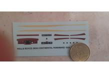 decalcomanie rollsr royce parkward 1934  1/43 cahier B