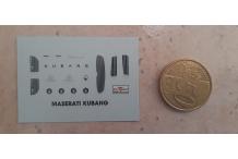 decalcomanie maserati kubang 1/43 cahier B