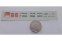 decals decalcomanie marquage citroen expert scudo jumpy  1/43