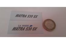 decals decalcomanie matra 530 sx la poste 1/43