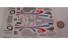 decals decalcomanie Porsche 917 lh martini le mans 1971 1/43