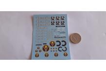 decals43.com  decalcomanie déco  Porsche Jägermeister n°52  1/43