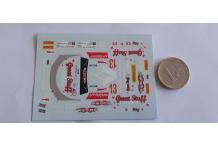 decals43.com  decalcomanie Renault Clio S1600 Kris Meeke lakes 2008 1/43