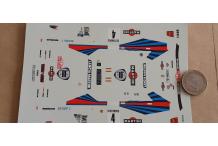 decals43.com décalcomanie 1/43 vin Lancia Delta integrale 1ère MC89