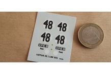 decals43.com décalcomanie 1/43 vin Lotus IX LM55