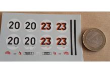 decals43.com décalcomanie 1/43 vin Ferrari 330 P4 Daytona 67