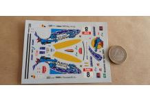 decals43.com décalcomanie 1/43 vin Fiat Punto boucles de Spa 2003