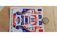 decals43.com décalcomanie 1/43 vin Ford Focus n°4 Portugal 2001