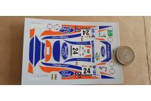 decals43.com décalcomanie 1/43 vin Ford Focus “Galp” Portugal 2001