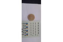 decals décalcomanie pour phare ampoule blistein 1/43