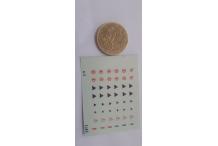 decals décalcomanie coupe circuit pour voiture course endurance f1 mc corse 1/43