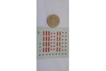 decals décalcomanie plaque signalition remorque voiture etc  1/43